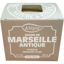 Alepia Mydło marsylskie Antique 100% oliwy z oliwek, 230 g