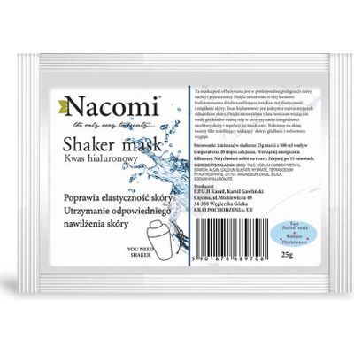 Maska do shakera - Kwas hialuronowy Nacomi Maska do shakera - Kwas hialuronowy Nacomi
