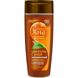 Fitocosmetic Odmładzający szampon z henną z efektem biolaminowania dla włosów farbowanych i zniszczonych, 270 ml