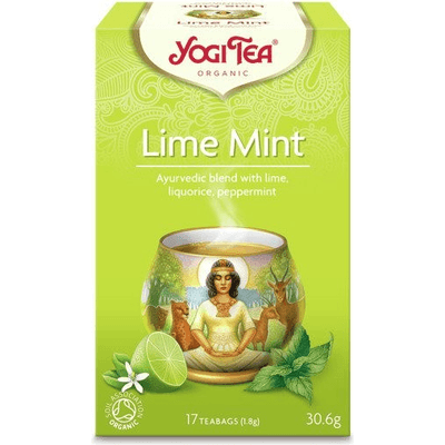 Herbata ziołowa - Limonka z miętą - Lime mint BIO Yogi Tea