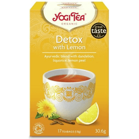 Yogi Tea Herbata ziołowa - Detoks z cytryną - Detox with lemon BIO, 17 szt.