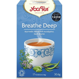 Yogi Tea Herbata ziołowa na swobodny oddech - Breathe deep BIO, 17 szt.
