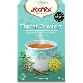 Yogi Tea Herbata ziołowa na gardło - Throat comfort BIO, 17 szt.