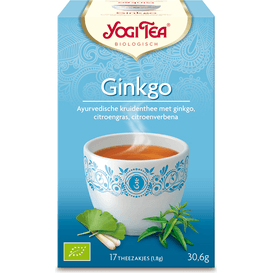 Yogi Tea Herbata ziołowa z miłorzębem - Ginkgo BIO, 17 szt.