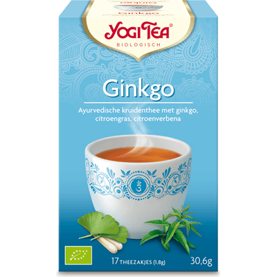 Herbata ziołowa z miłorzębem - Ginkgo BIO Yogi Tea