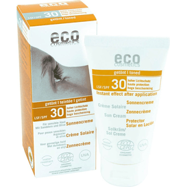 Eco Cosmetics SPF 30 tonowany krem na słońce z rokitnikiem i oliwą z oliwek, 75 ml