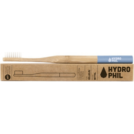 Hydrophil Naturalna bambusowa szczoteczka do zębów - włosie średnie - niebieska