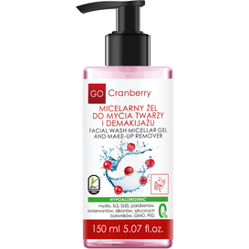 GoCranberry Micelarny żel do mycia twarzy i demakijażu, 150 ml