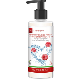 GoCranberry Aksamitny żel pod prysznic z balsamem nawilżającym, 250 ml