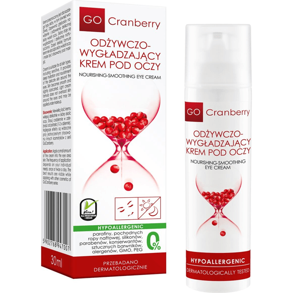 Odżywczo-wygładzający krem pod oczy z żurawiną
