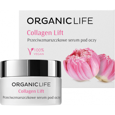 Przeciwzmarszczkowe serum pod oczy - Collagen Lift Organic Life