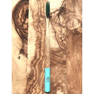 Bambusowa szczoteczka do zębów - turkusowa Nested Bambusowa szczoteczka do zębów - turkusowa Nested