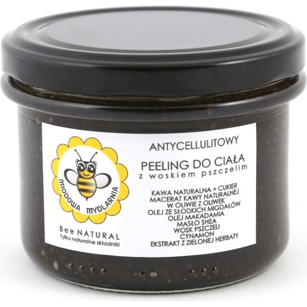 Antycellulitowy peeling do ciała z woskiem pszczelim