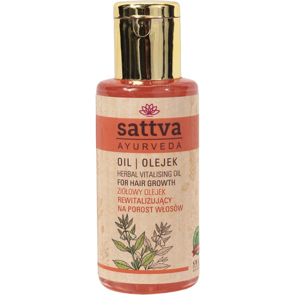 Ziołowy olejek rewitalizujący na porost włosów