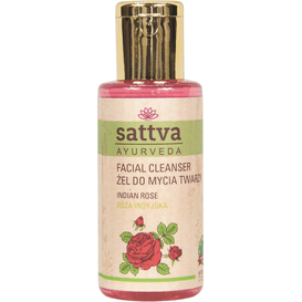 Sattva Ayurveda Żel do mycia twarzy - Róża Indyjska, 100 ml